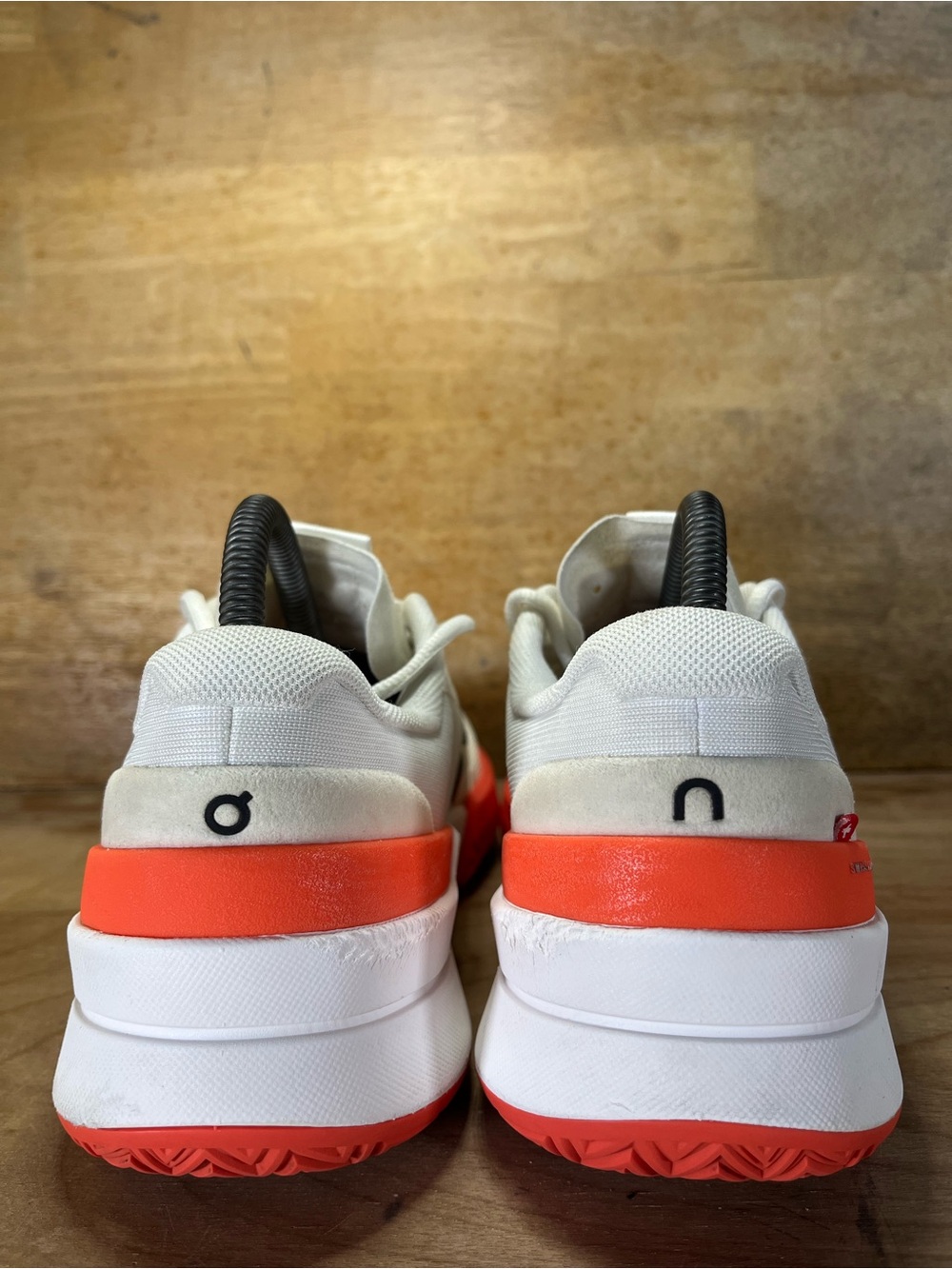 On Cloud The Roger Pro 2 Clay Womens Size 9 Tennis Shoes Sneakers White Orange - Picture 5 of 13